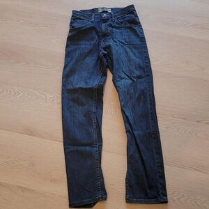 Wrangler Men's Relaxed Fit Dark Blue Jeans